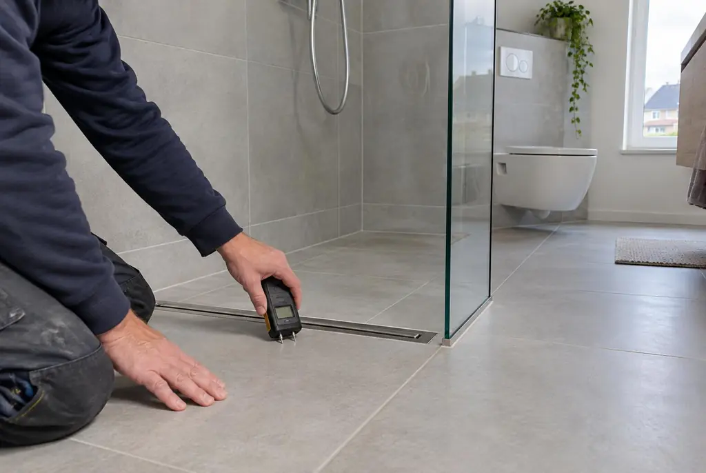 Lekdetectie Urk – badkamer in een nieuwbouwwoning